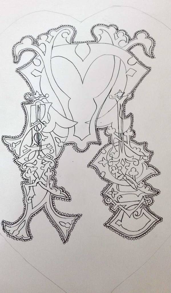 Esquisse des futurs monogrammes